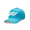 Formula 1 Tech Collection F1 Large Logo Baseball Hat- Black/White/Red/Pink/Lime/Blue - Vintage F1 Racewear