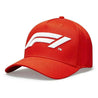 Formula 1 Tech Collection F1 Large Logo Baseball Hat- Black/White/Red/Pink/Lime/Blue - Vintage F1 Racewear