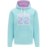 Formula 1 Tech Collection F1 Miami GP Unisex Hoodie - Lilac/Baby Blue - Vintage F1 Racewear