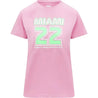 Formula 1 Tech Collection F1 Miami GP Women's Pastel T-Shirt- Pink/Yellow - Vintage F1 Racewear