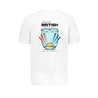 Formula 1 Tech Collection F1 Silverstone GP T-Shirt - White - Vintage F1 Racewear