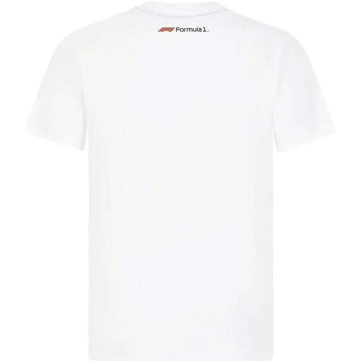 Formula 1 Tech Collection F1 Women's Large Logo T-Shirt White/Red/Black - F1 Vintage Racewear