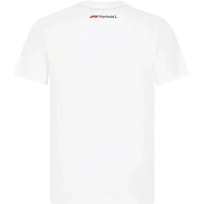 Formula 1 Tech Collection F1 Women's Large Logo T-Shirt White/Red/Black - F1 Vintage Racewear