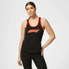 Formula 1 Tech Collection F1 Women's Large Logo Tank Top Black - Vintage F1 Racewear
