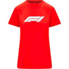 Formula 1 Tech Collection F1 Women's Logo T-Shirt Red/Black - Vintage F1 Racewear