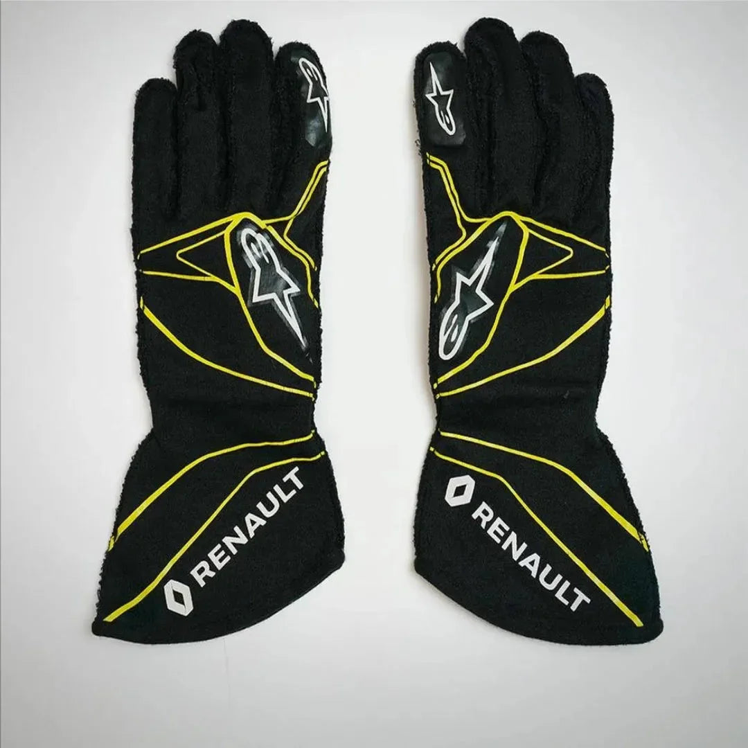 2018 Carlos Sainz Renault F1 Team Racing Gloves - F1 Vintage Racewear