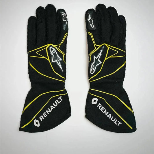 2018 Carlos Sainz Renault F1 Team Racing Gloves - F1 Vintage Racewear