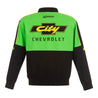 Men's NASCAR JH Design Black City Chevrolet Legend Full-Snap Twill Uniform Jacket - Vintage F1 Racewear