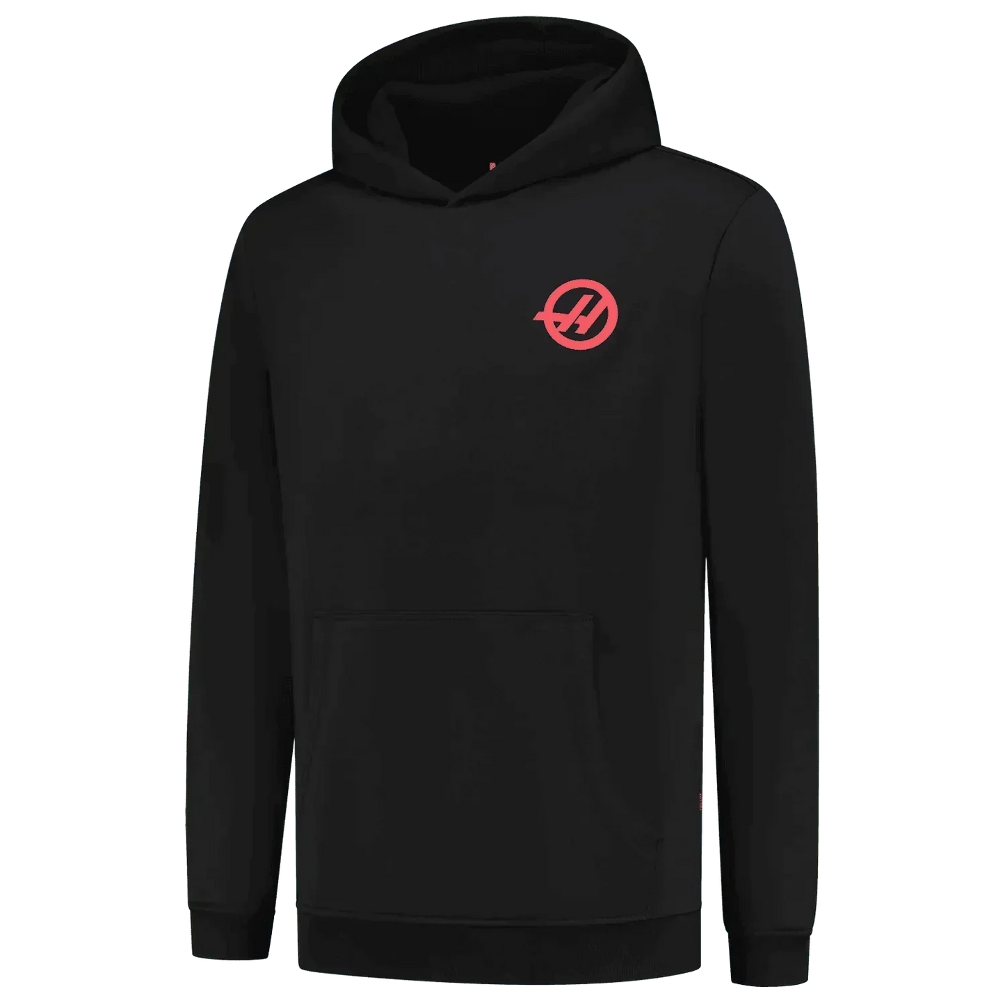 Haas Racing F1 Logo Hoodie Black - F1 Vintage Racewear