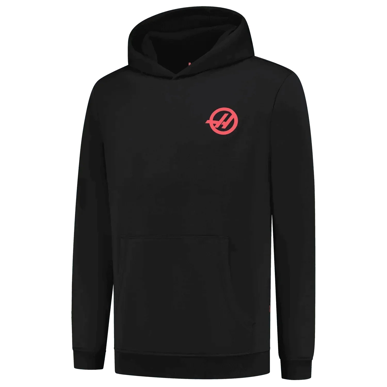 Haas Racing F1 Logo Hoodie Black - F1 Vintage Racewear