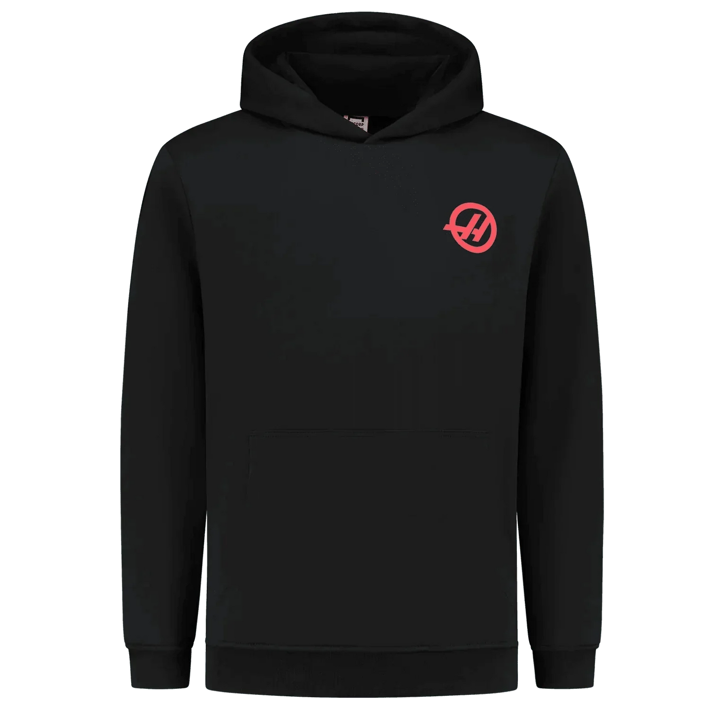 Haas Racing F1 Logo Hoodie Black - F1 Vintage Racewear