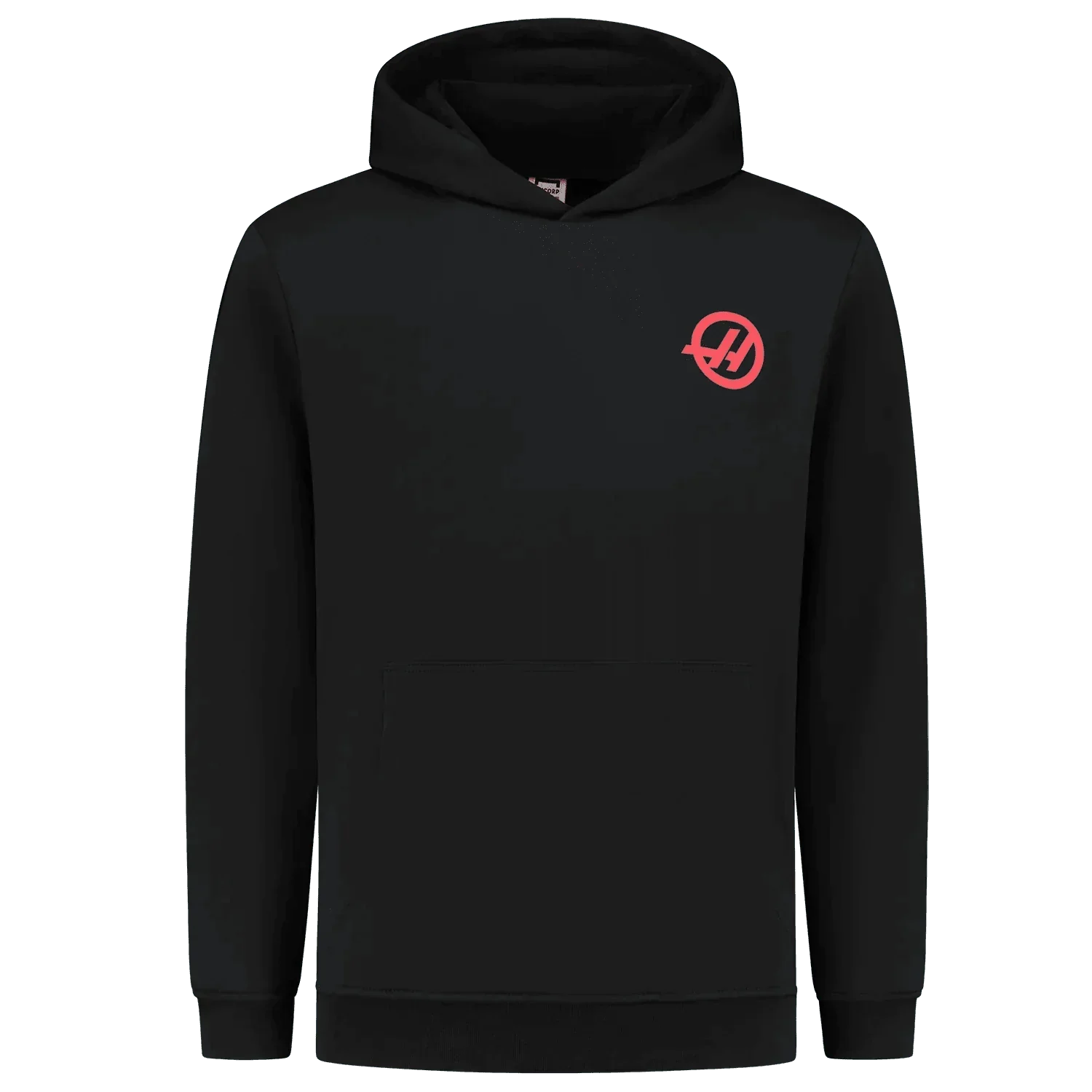 Haas Racing F1 Logo Hoodie Black - F1 Vintage Racewear
