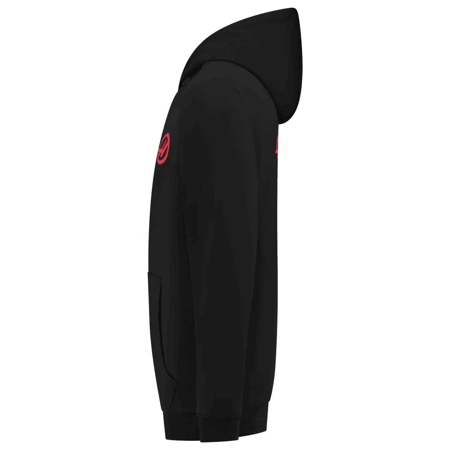 Haas Racing F1 Logo Hoodie Black - F1 Vintage Racewear