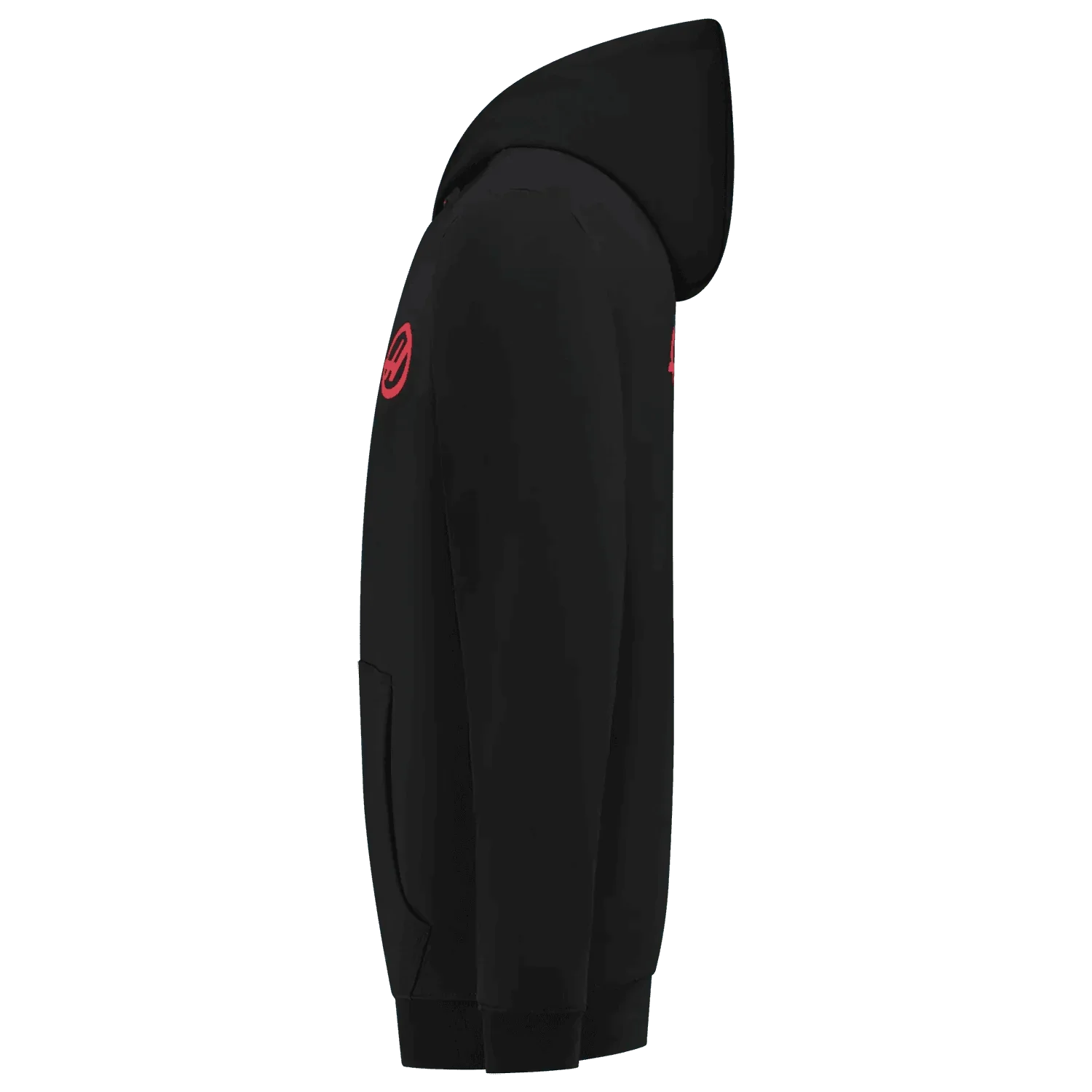 Haas Racing F1 Logo Hoodie Black - F1 Vintage Racewear