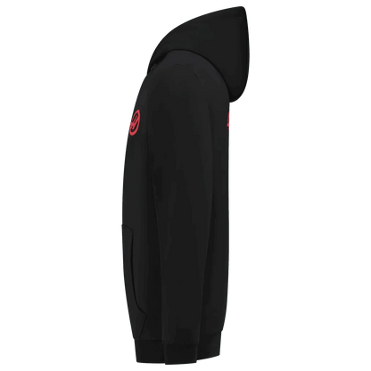 Haas Racing F1 Logo Hoodie Black - F1 Vintage Racewear