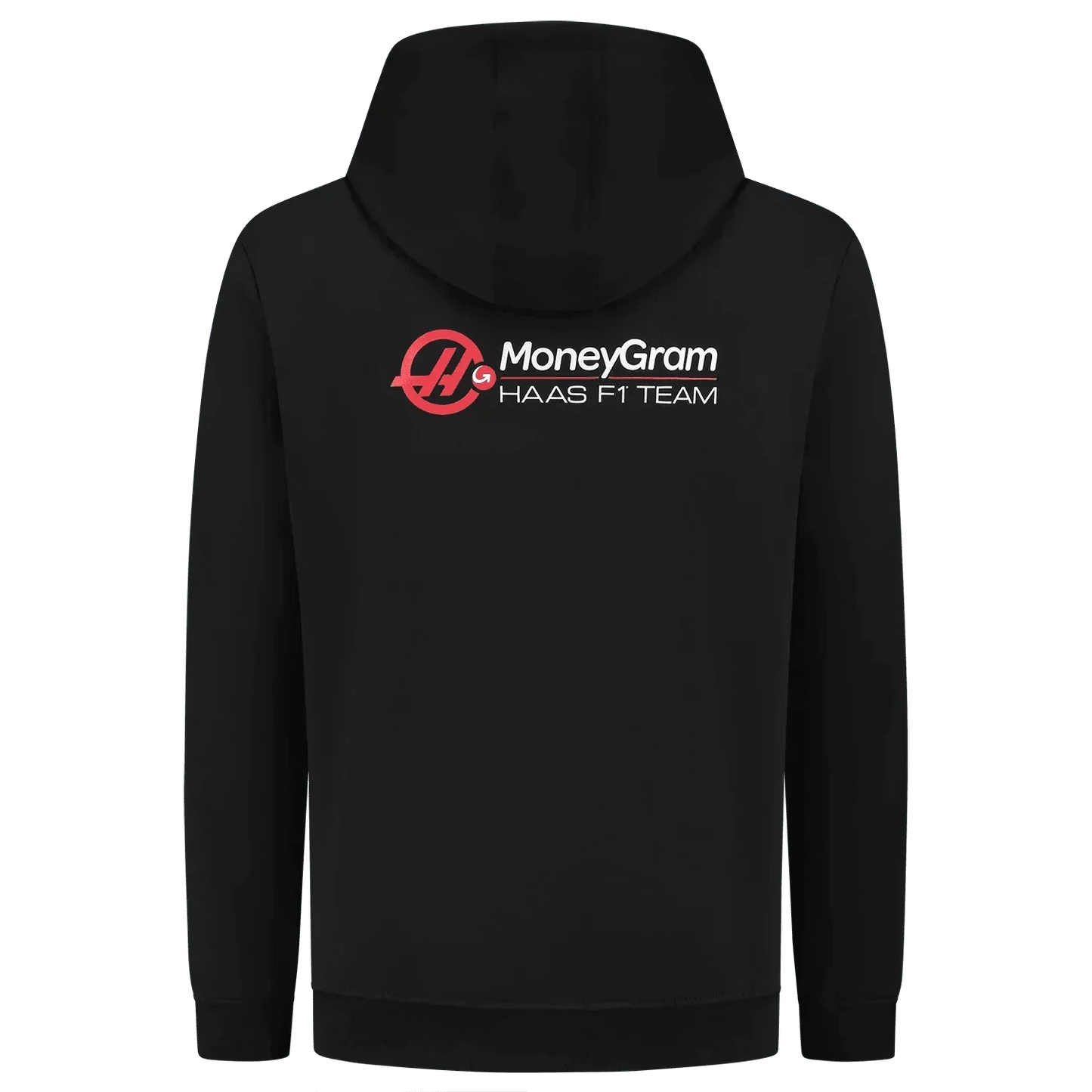 Haas Racing F1 Logo Hoodie Black - F1 Vintage Racewear