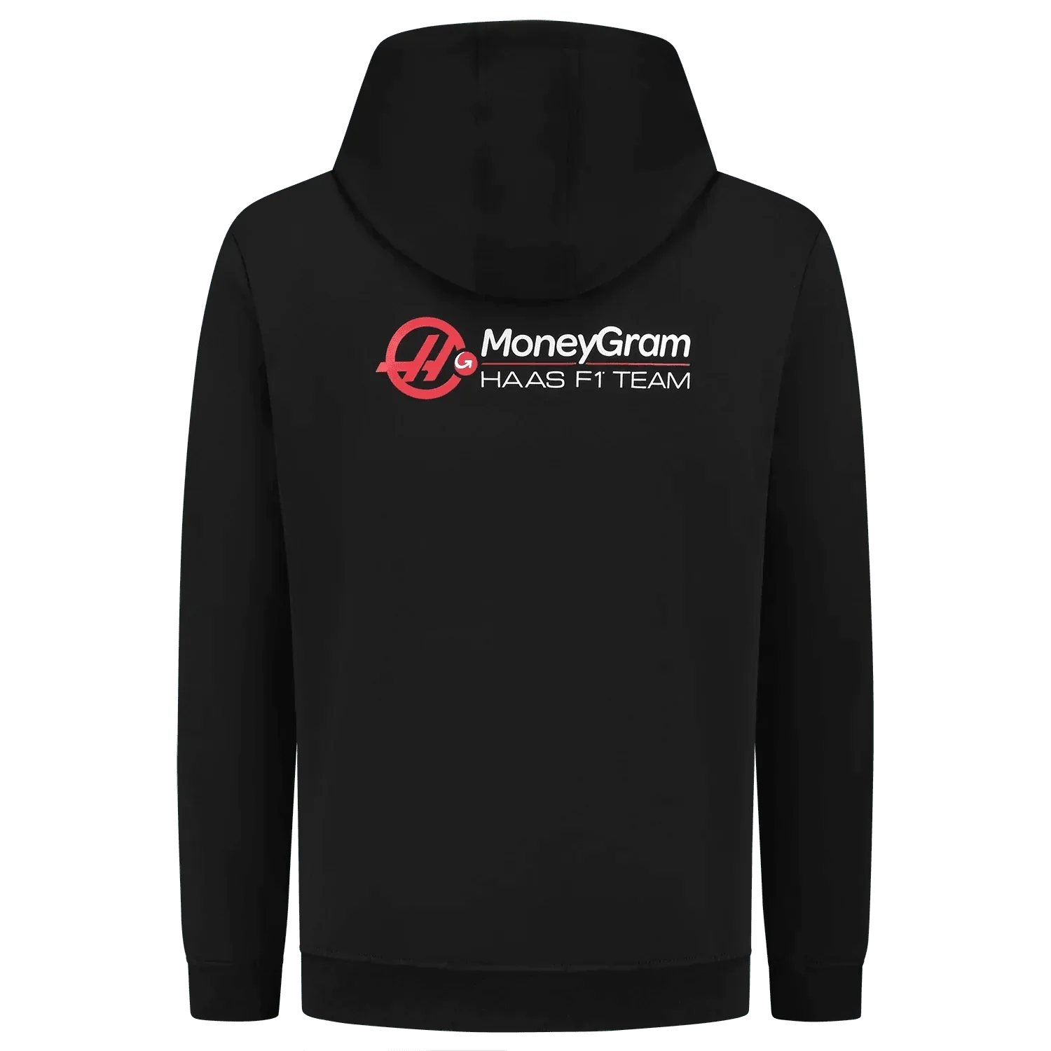 Haas Racing F1 Logo Hoodie Black - F1 Vintage Racewear