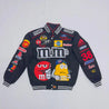 Vintage F1 Adult Racing Jacket MNMS Jacket Padded EMBROIDERED Drill Quality - Vintage F1 Racewear