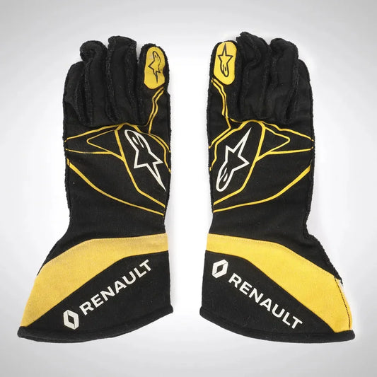 2017 Carlos Sainz Renault F1 Race Gloves - F1 Vintage Racewear