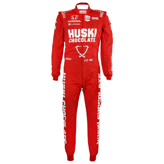 2021 Marcus Ericsson Signed First Win Detroit Grand Prix Ganassi IndyCar Suit - F1 Vintage Racewear