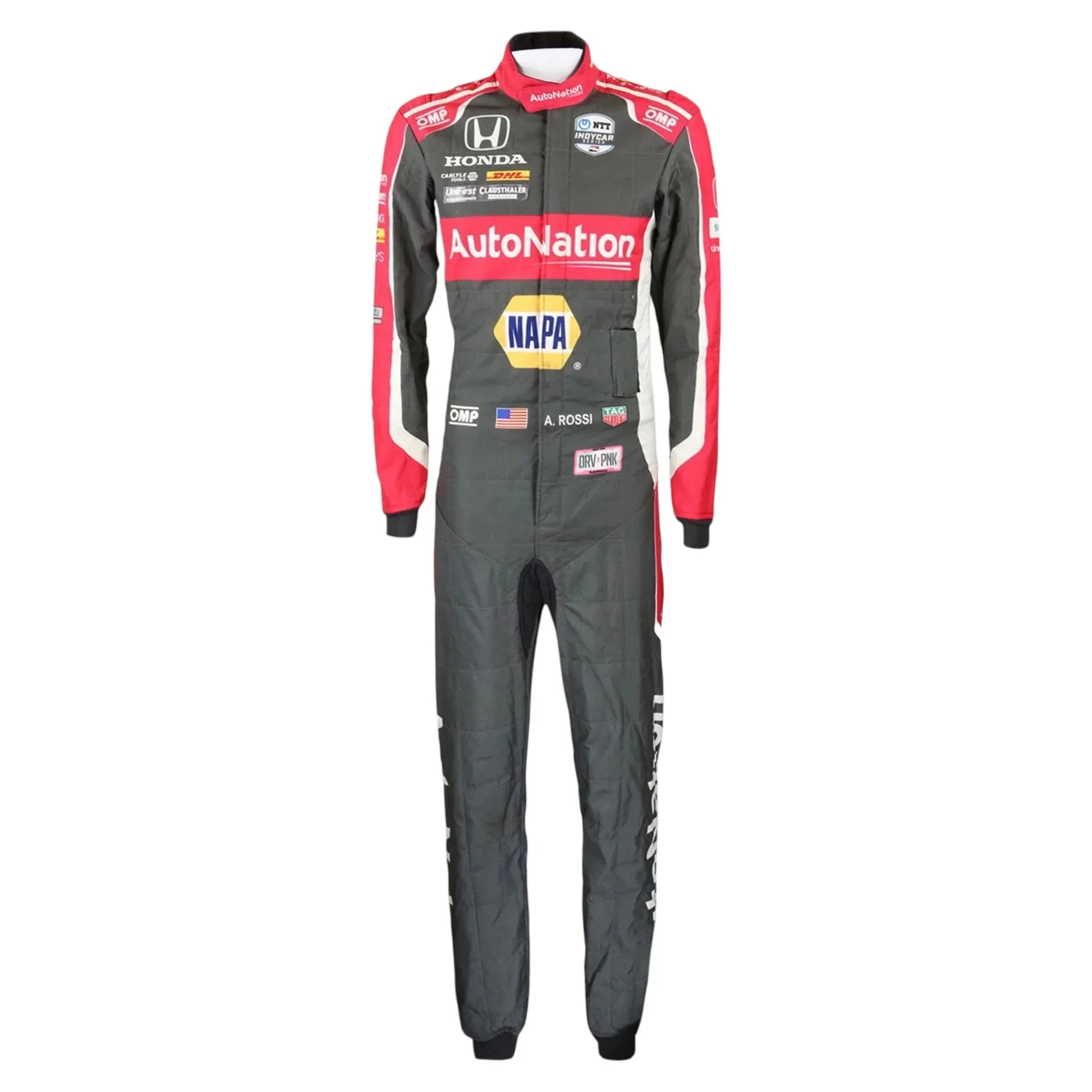 Signed 2021 Alexander Rossi Andretti Autosport IndyCar Suit - F1 Vintage Racewear