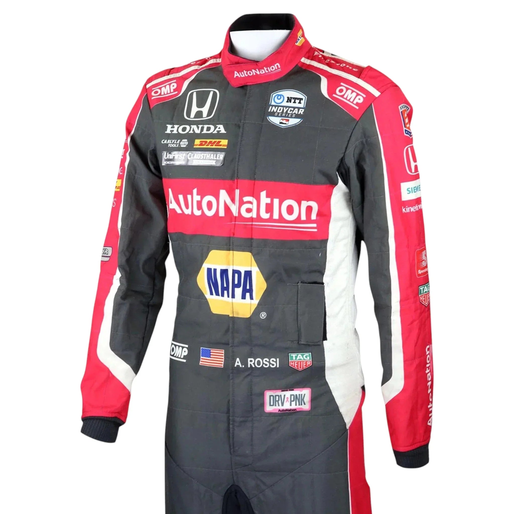 Signed 2021 Alexander Rossi Andretti Autosport IndyCar Suit - F1 Vintage Racewear