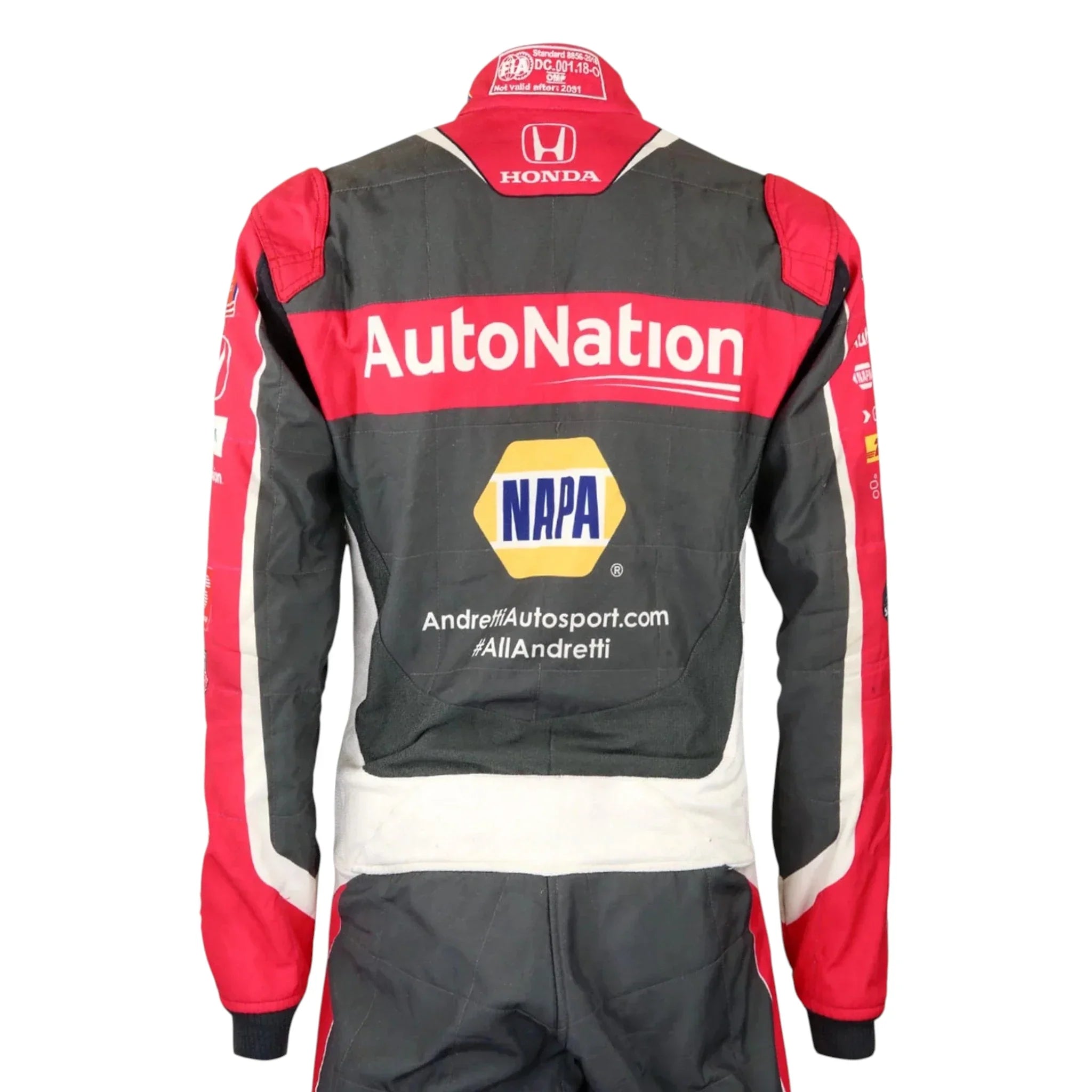 Signed 2021 Alexander Rossi Andretti Autosport IndyCar Suit - F1 Vintage Racewear