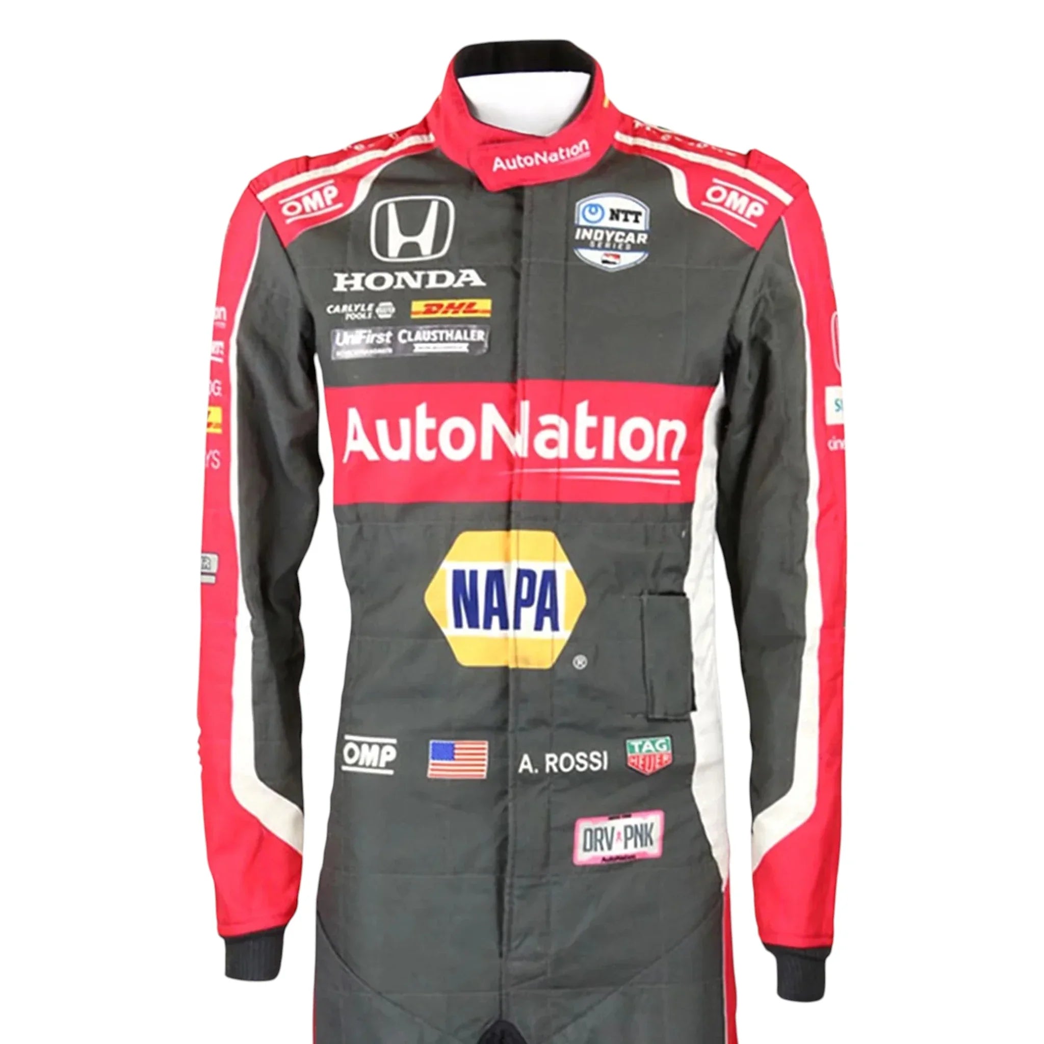 Signed 2021 Alexander Rossi Andretti Autosport IndyCar Suit - F1 Vintage Racewear