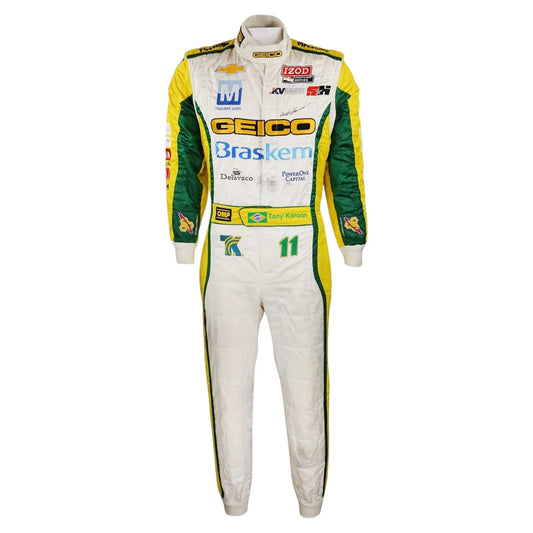 Signed 2012 Tony Kanaan KV Racing IndyCar Suit - F1 Vintage Racewear