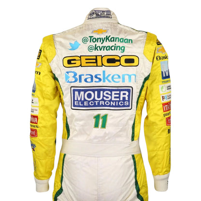 Signed 2012 Tony Kanaan KV Racing IndyCar Suit - F1 Vintage Racewear