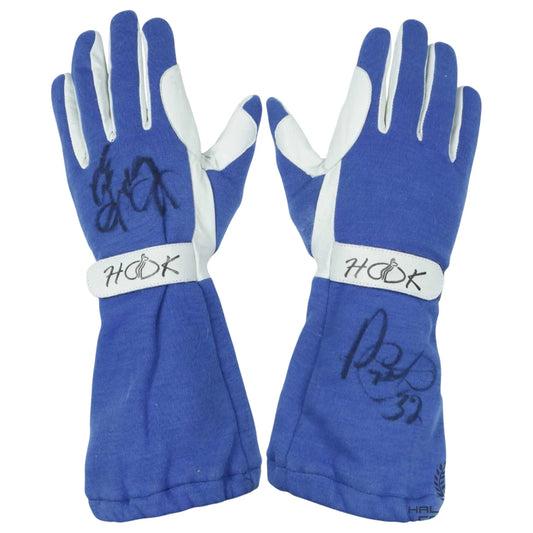 Autographed IndyCar Gloves - Patrick Carpentier Signed Team Player's Collectibles - F1 Vintage Racewear