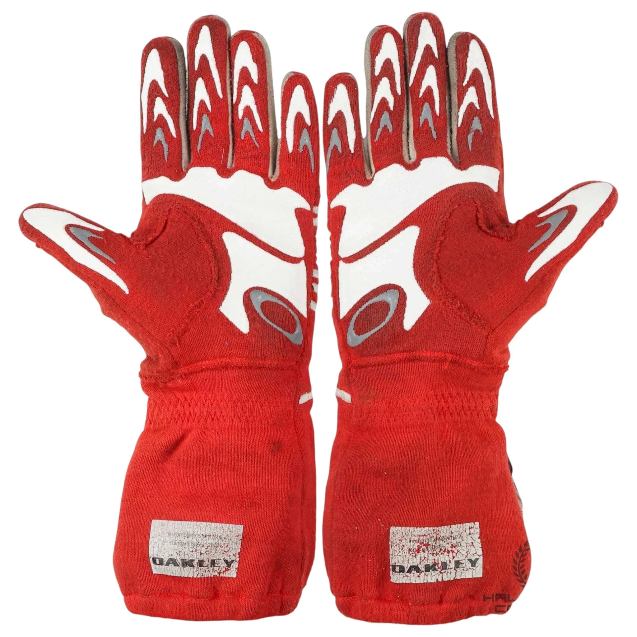 Signed 2014 Justin Wilson IndyCar Gloves - Dale Coyne Racing - F1 Vintage Racewear