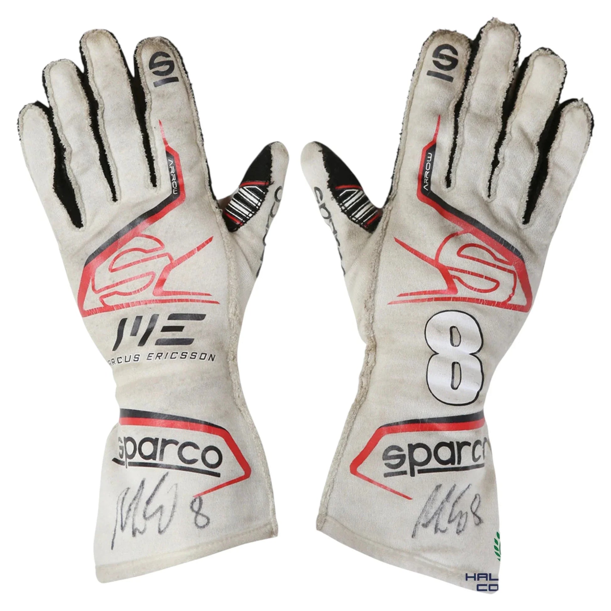 2021 Marcus Ericsson Signed Detroit "First Win" & Indy 500 Chip Ganassi Racing IndyCar Gloves - F1 Vintage Racewear