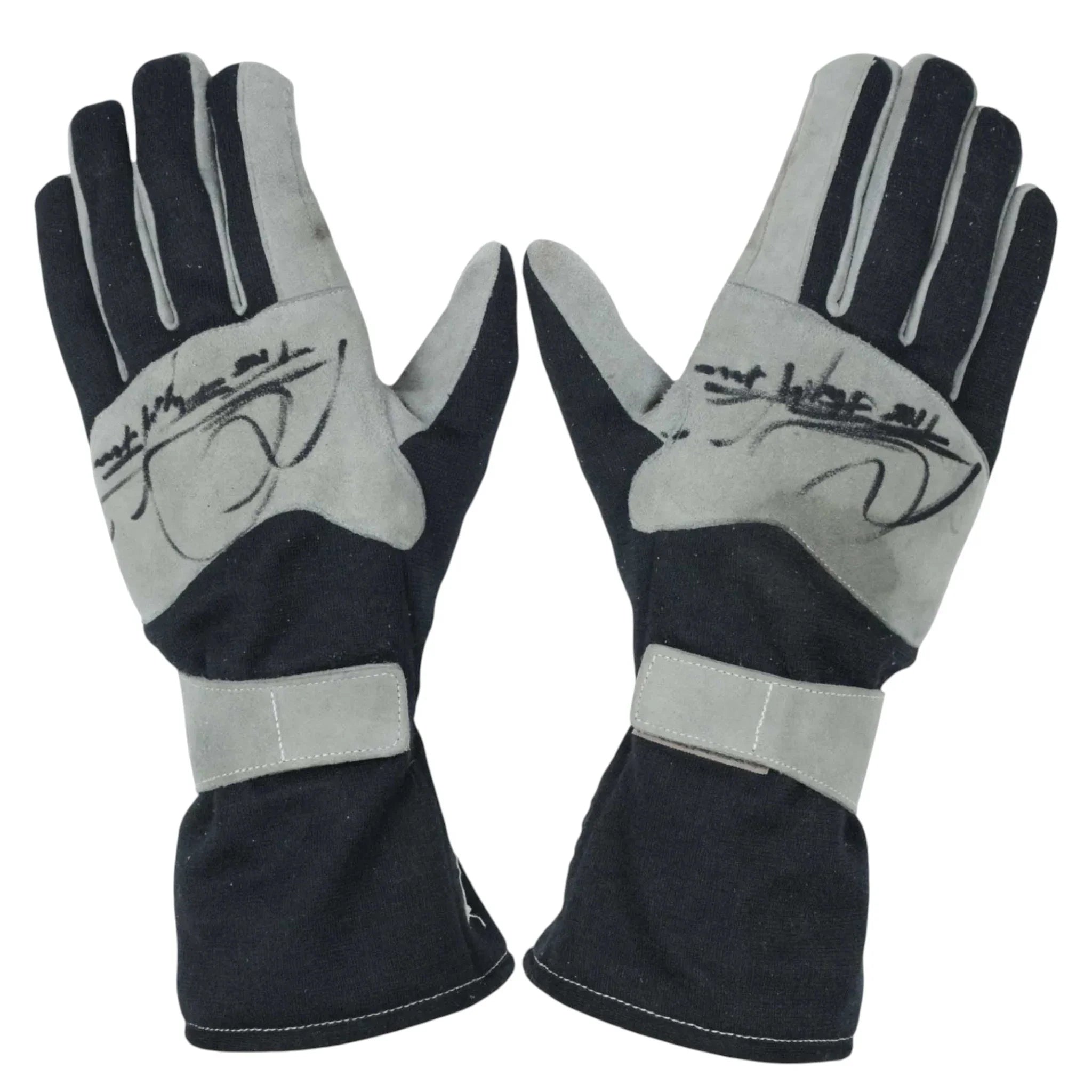 Mika Hakkinen Signed Mercedes McLaren F1 Gloves - F1 Vintage Racewear