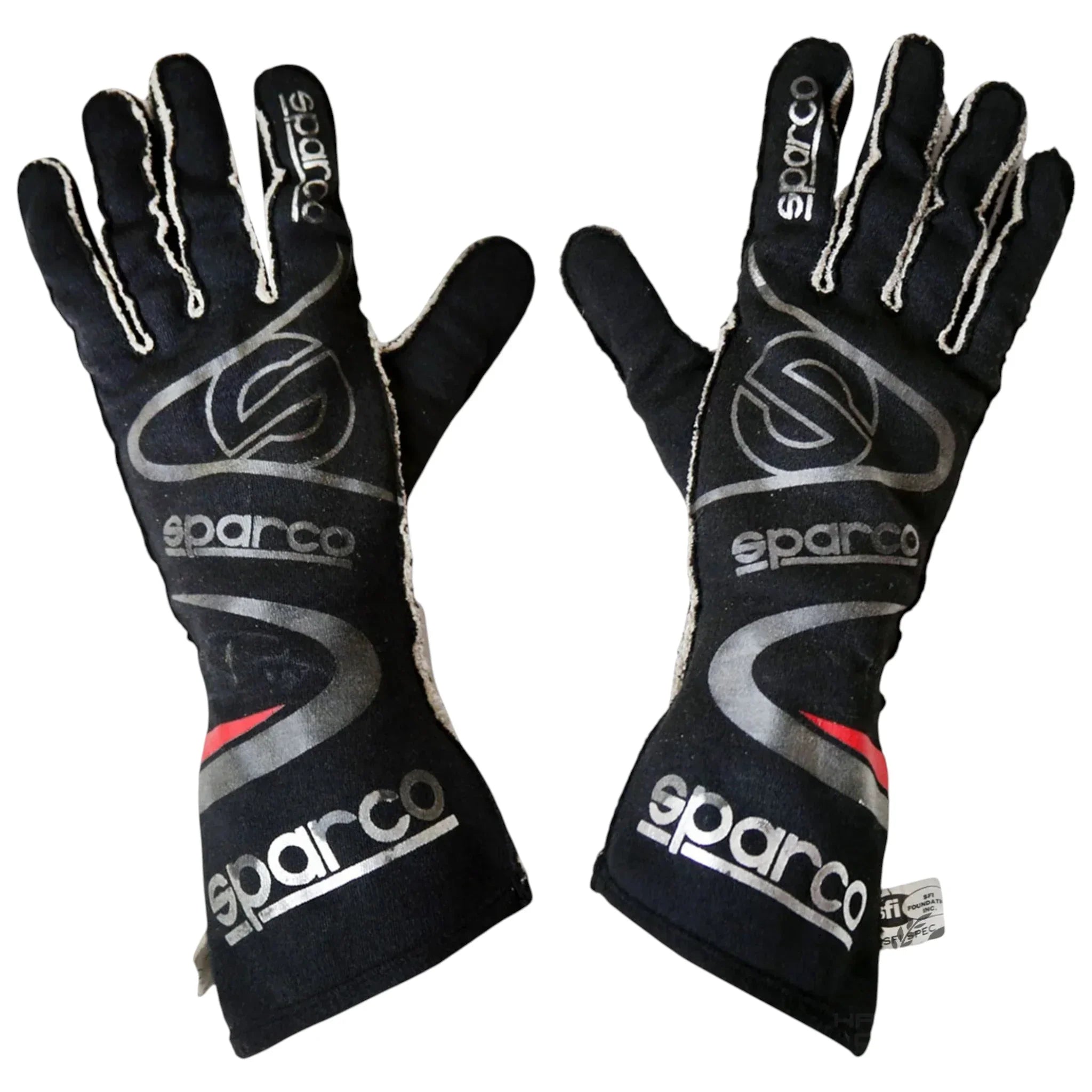 Sebastien Bourdais Signed Race Dragon Racing Indycar Gloves - 2012/13 - F1 Vintage Racewear