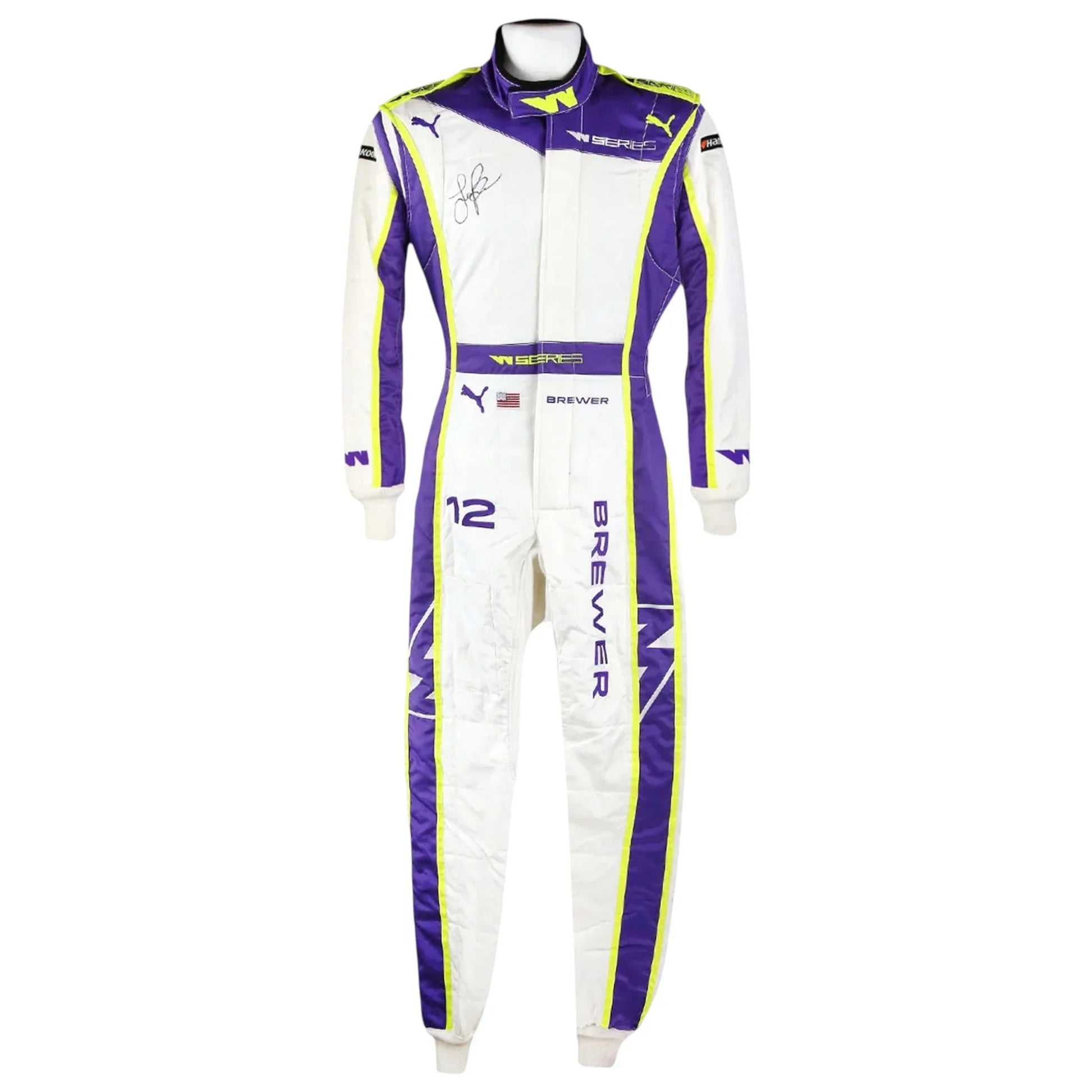 2022 Lindsay Brewer Signed W Series Suit - F1 Vintage Racewear