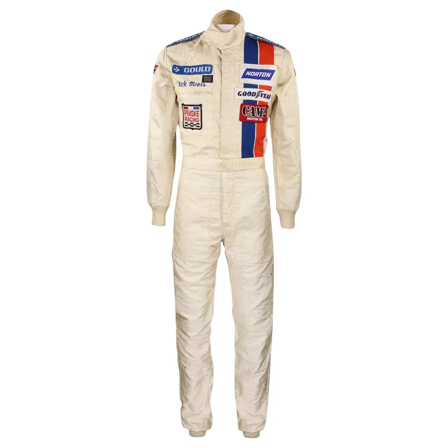 1979 Rick Mears Signed Race Team Penske IndyCar Suit - F1 Vintage Racewear