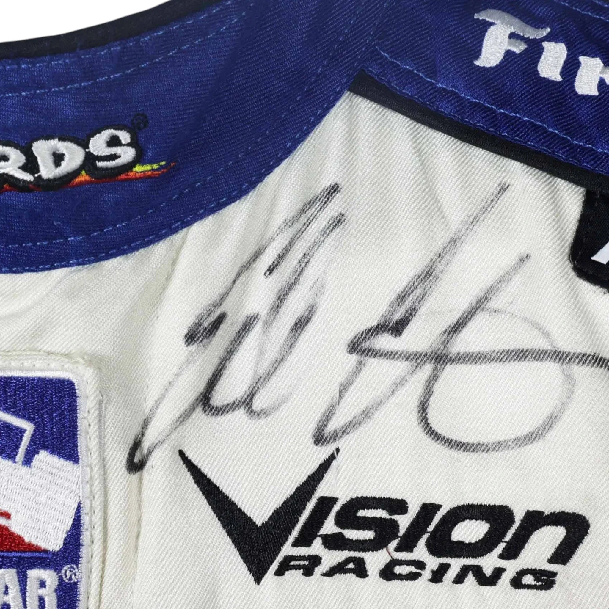 Signed 2008 Ed Carpenter Menards IndyCar Suit - F1 Vintage Racewear