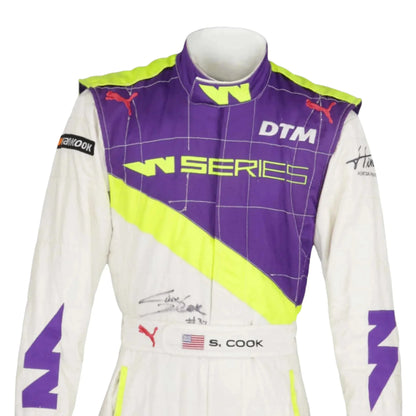2019 Sabre Cook Signed Race W Series Suit - F1 Vintage Racewear