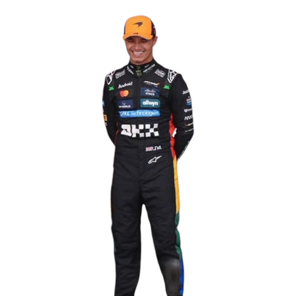 2025 McLaren Formula One Driver Race Suit - British Grand Prix - F1 Vintage Racewear