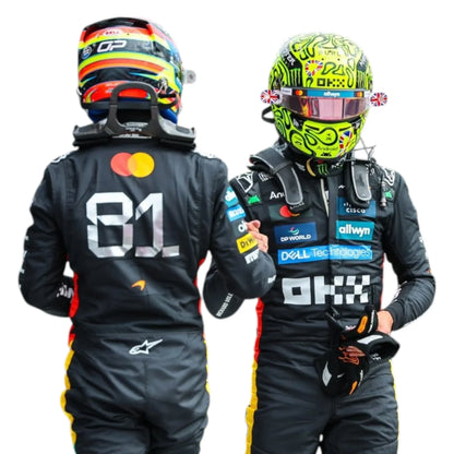 2025 McLaren Formula One Driver Race Suit - British Grand Prix - F1 Vintage Racewear