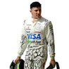 Isack Hadjar 2025 Visa Cash App Racing Bulls Replica F1 Race Suit - British GP - F1 Vintage Racewear