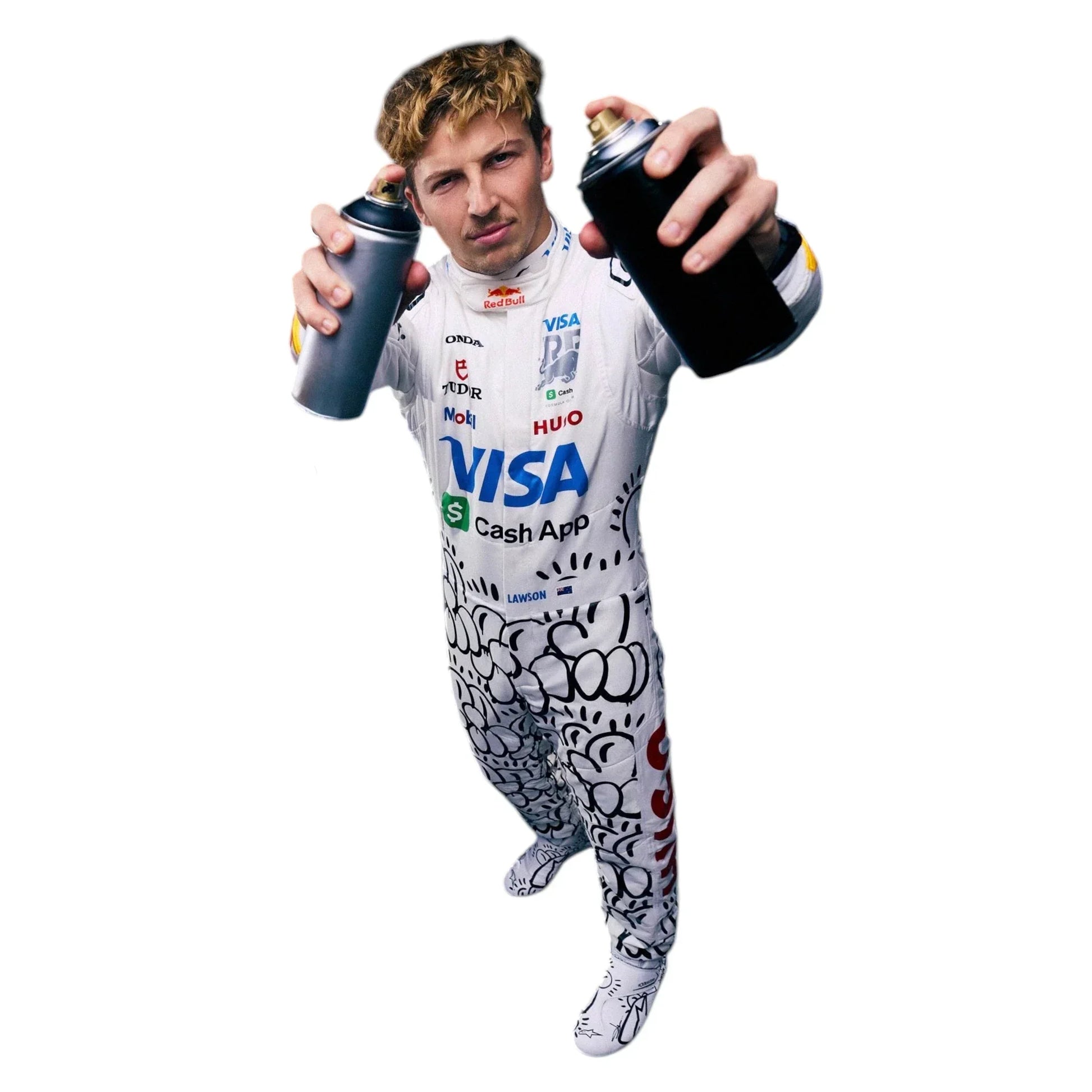 2025 Visa Cash App Racing Bulls Formula 1 Driver Race Suit - British GP - F1 Vintage Racewear