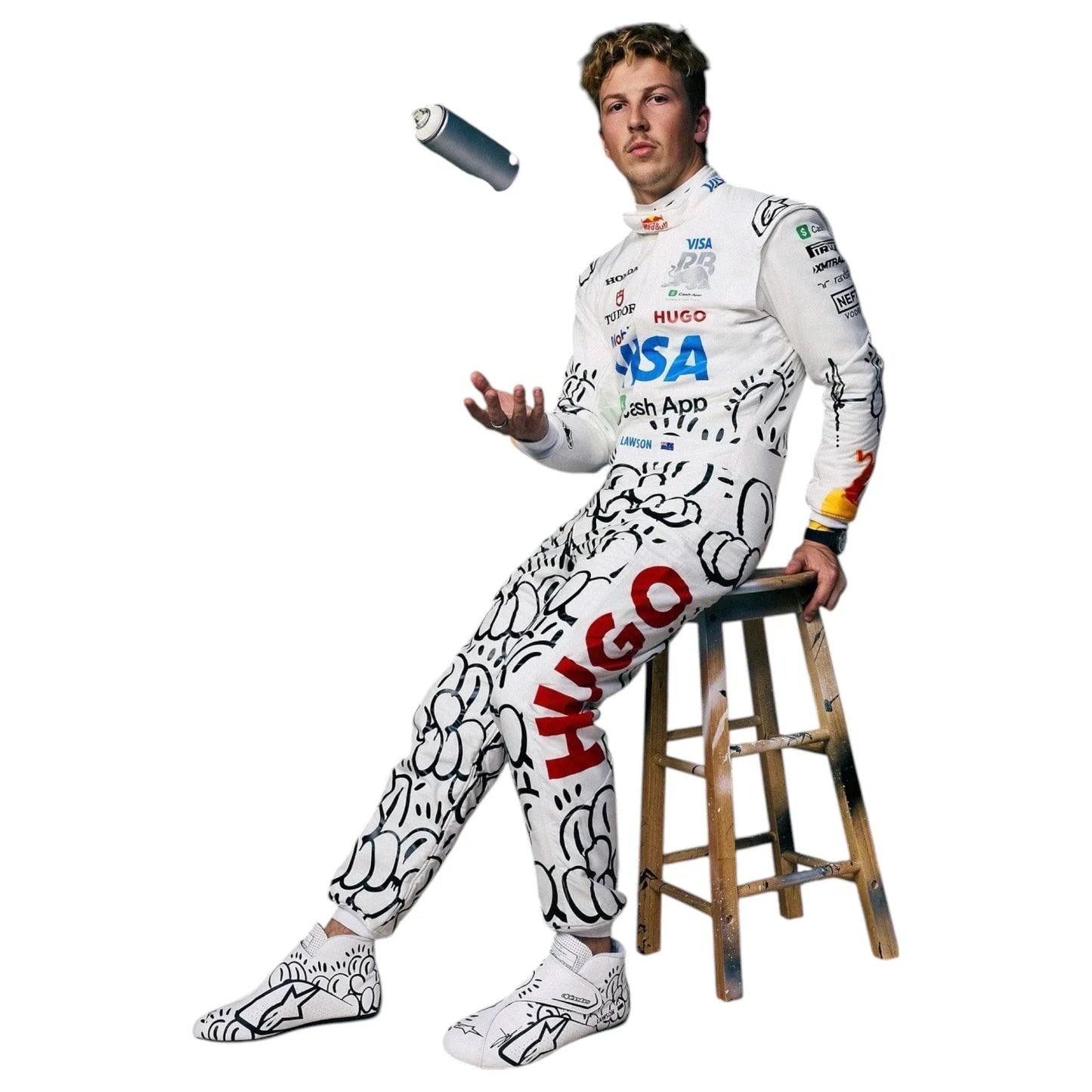 2025 Visa Cash App Racing Bulls Formula 1 Driver Race Suit - British GP - F1 Vintage Racewear