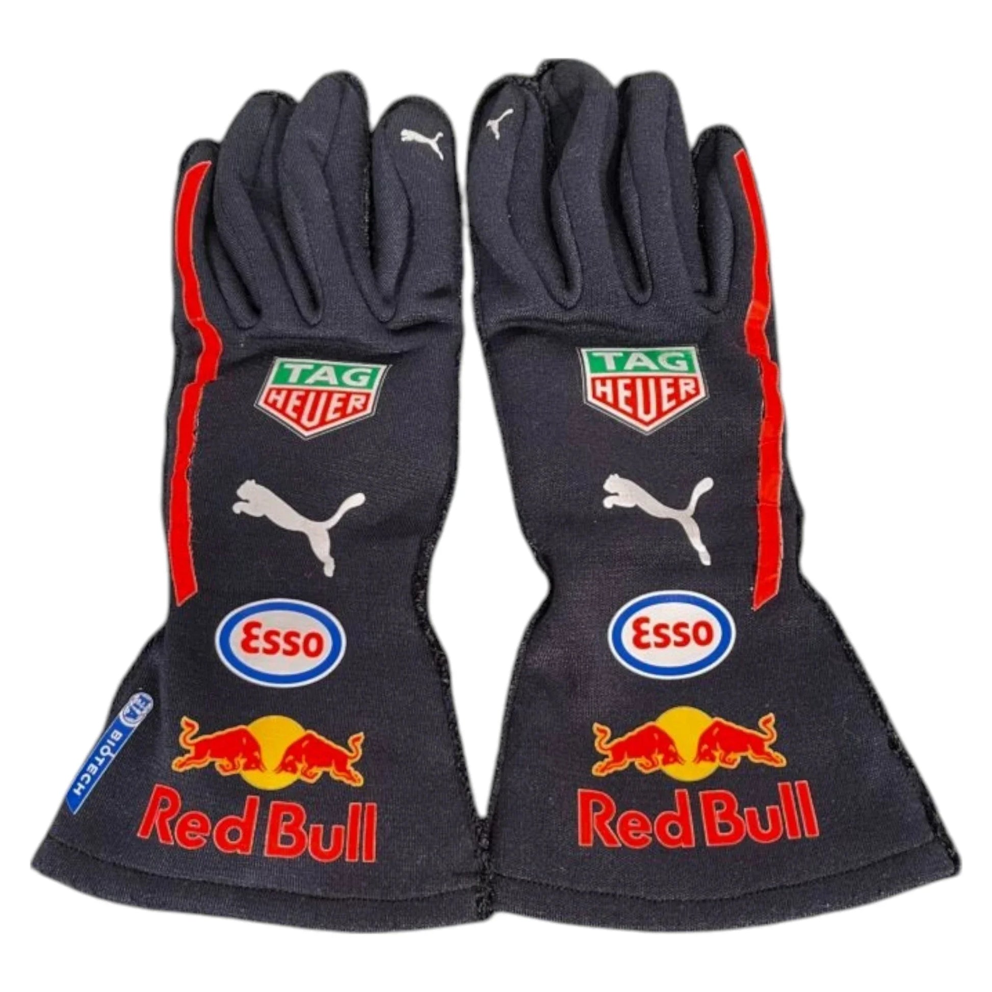 2019 Max Verstappen Red Bull Race Gloves - F1 Vintage Racewear