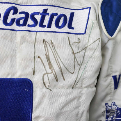 2002 Juan Pablo Montoya Signed Williams-BMW Season F1 Pit Crew Suit - F1 Vintage Racewear