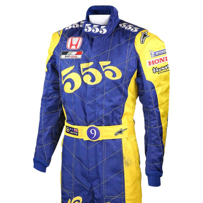 2004 Jenson Button Chinese Grand Prix BAR Honda F1 Suit - F1 Vintage Racewear