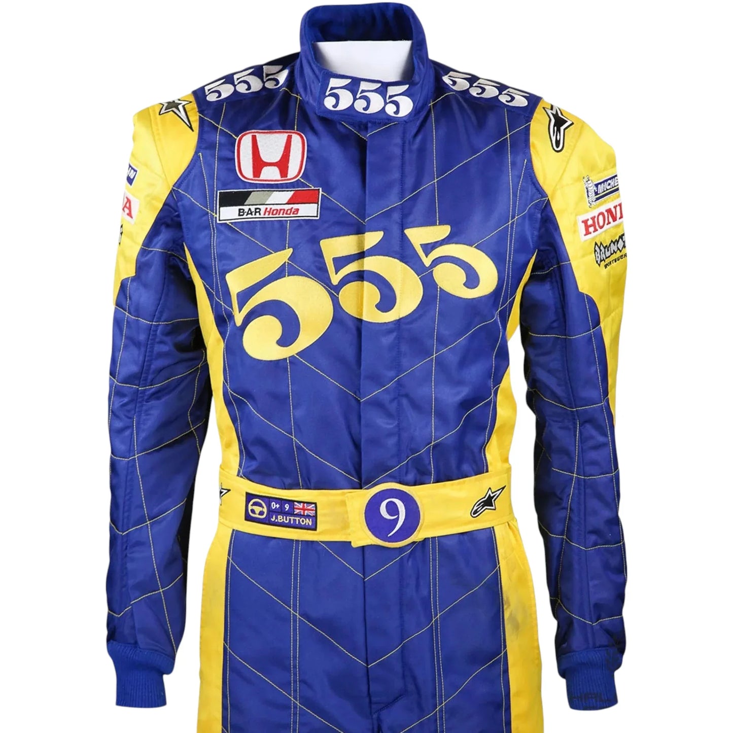 2004 Jenson Button Chinese Grand Prix BAR Honda F1 Suit - F1 Vintage Racewear