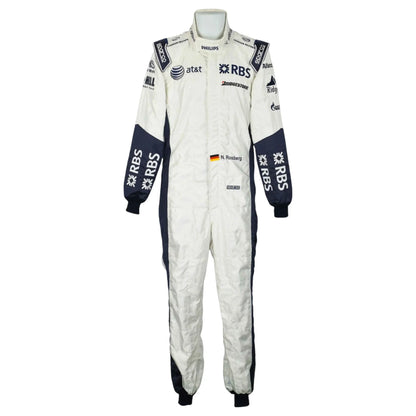 2009 Nico Rosberg Race Williams Formula 1 Suit - Iconic Race Attire - F1 Vintage Racewear