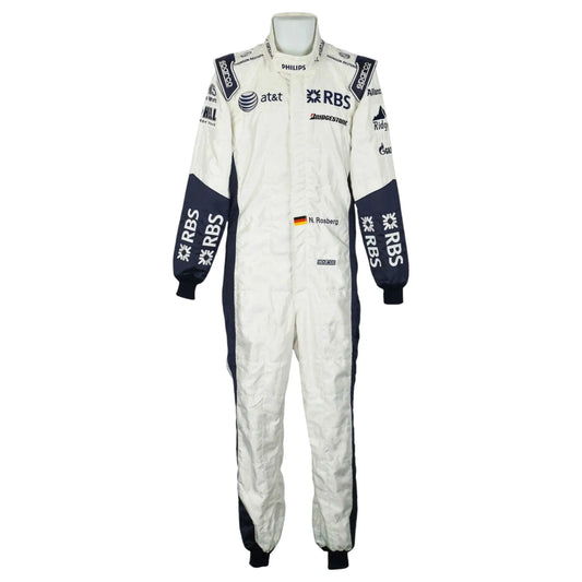 2009 Nico Rosberg Race Williams Formula 1 Suit - Iconic Race Attire - F1 Vintage Racewear